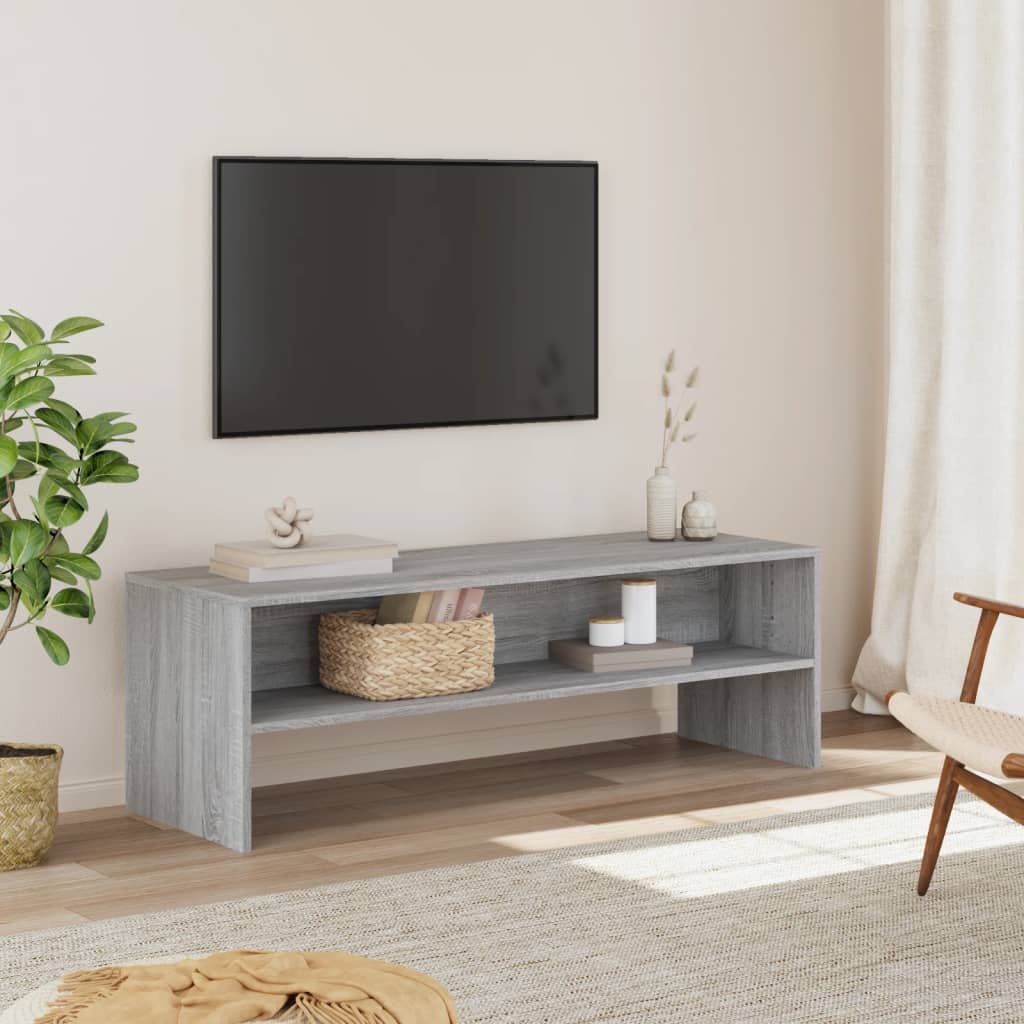 vidaXL Szafka pod TV, szary dąb sonoma, 120x40x40 cm