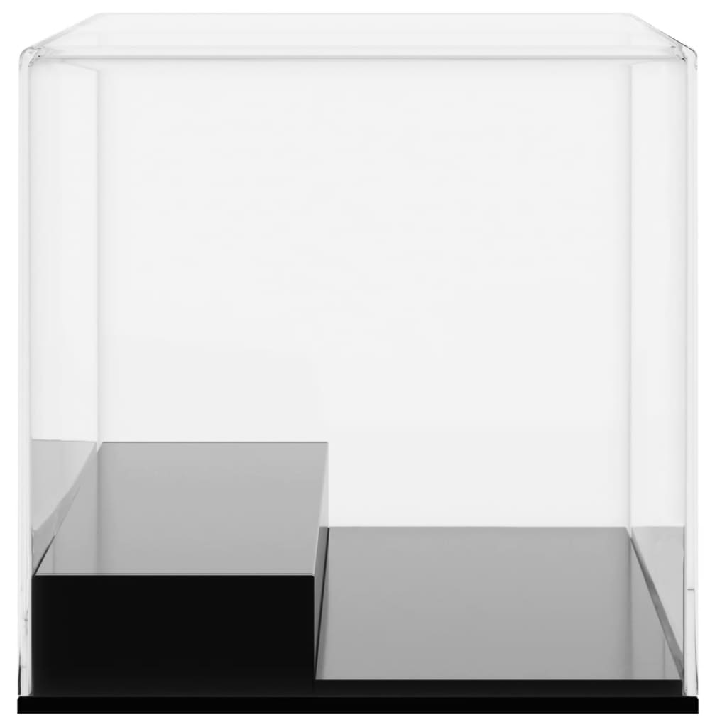 vidaXL Pudełko ekspozycyjne, przezroczyste, 19,5x8,5x8,5 cm, akrylowe