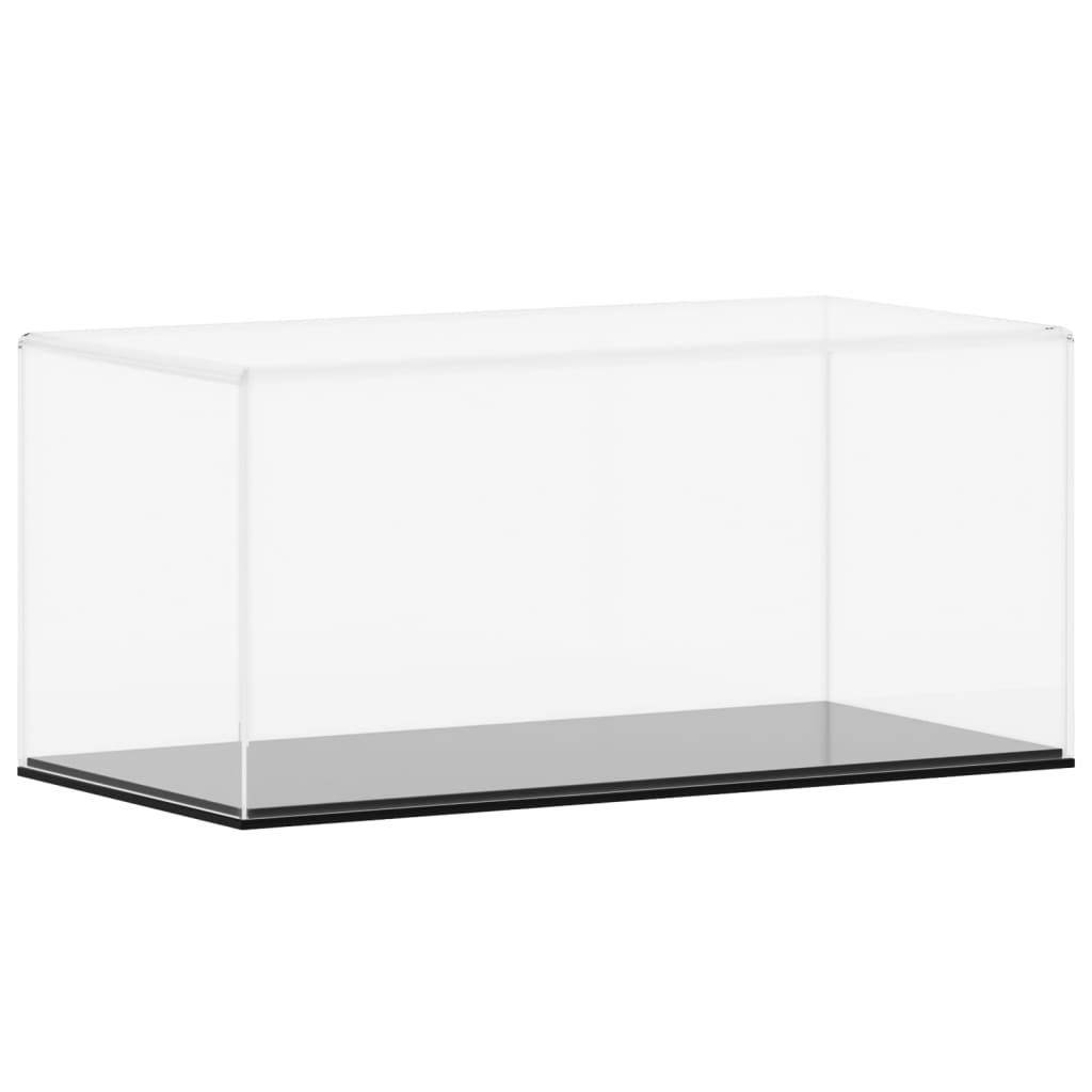 vidaXL Pudełko ekspozycyjne, przezroczyste, 30x15x14 cm, akrylowe