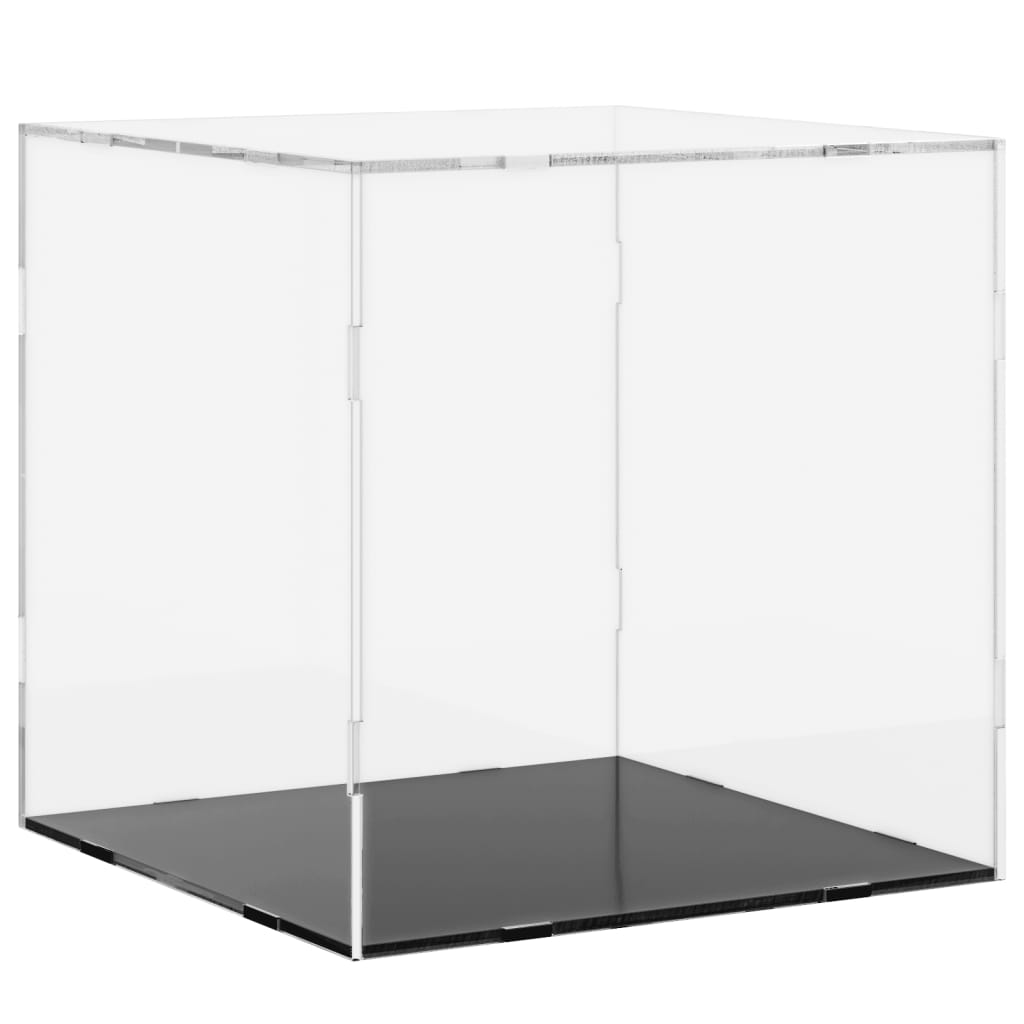 vidaXL Pudełko ekspozycyjne przezroczyste 30x30x30 cm Akryl
