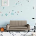 vidaXL Sofa dla dzieci, cappuccino, 70x45x30 cm, sztuczna skóra