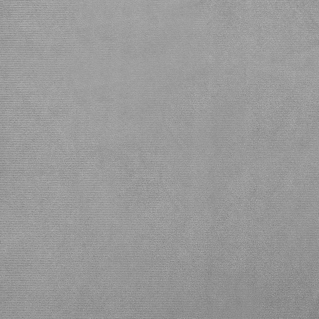 vidaXL Sofa dla dzieci, jasnoszara, 90x53x30 cm, aksamit