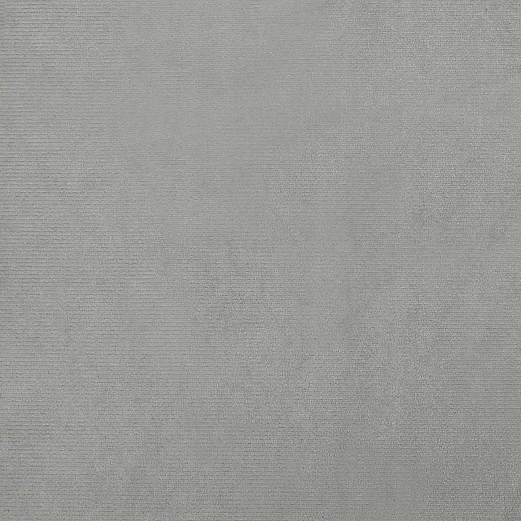 vidaXL Sofa dla dzieci, jasnoszara, 70x45x30 cm, aksamit