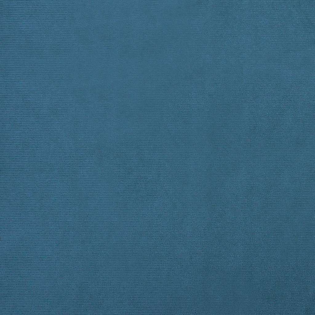 vidaXL Sofa dla dzieci, niebieska, 60x40x30 cm, aksamit