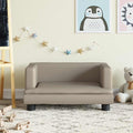 vidaXL Sofa dla dzieci, cappuccino, 60x40x30 cm, sztuczna skóra