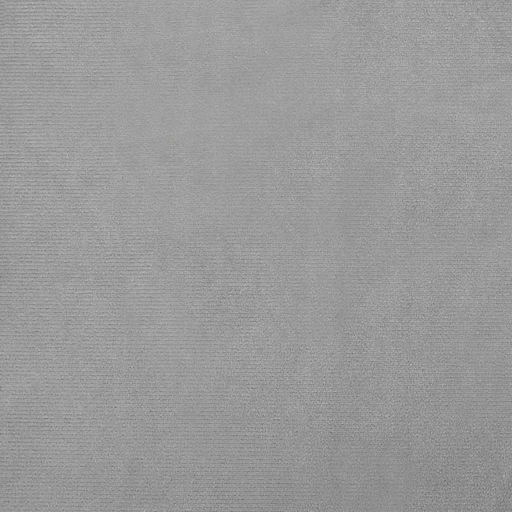 vidaXL Sofa dla dzieci, jasnoszara, 100x54x33 cm, aksamit