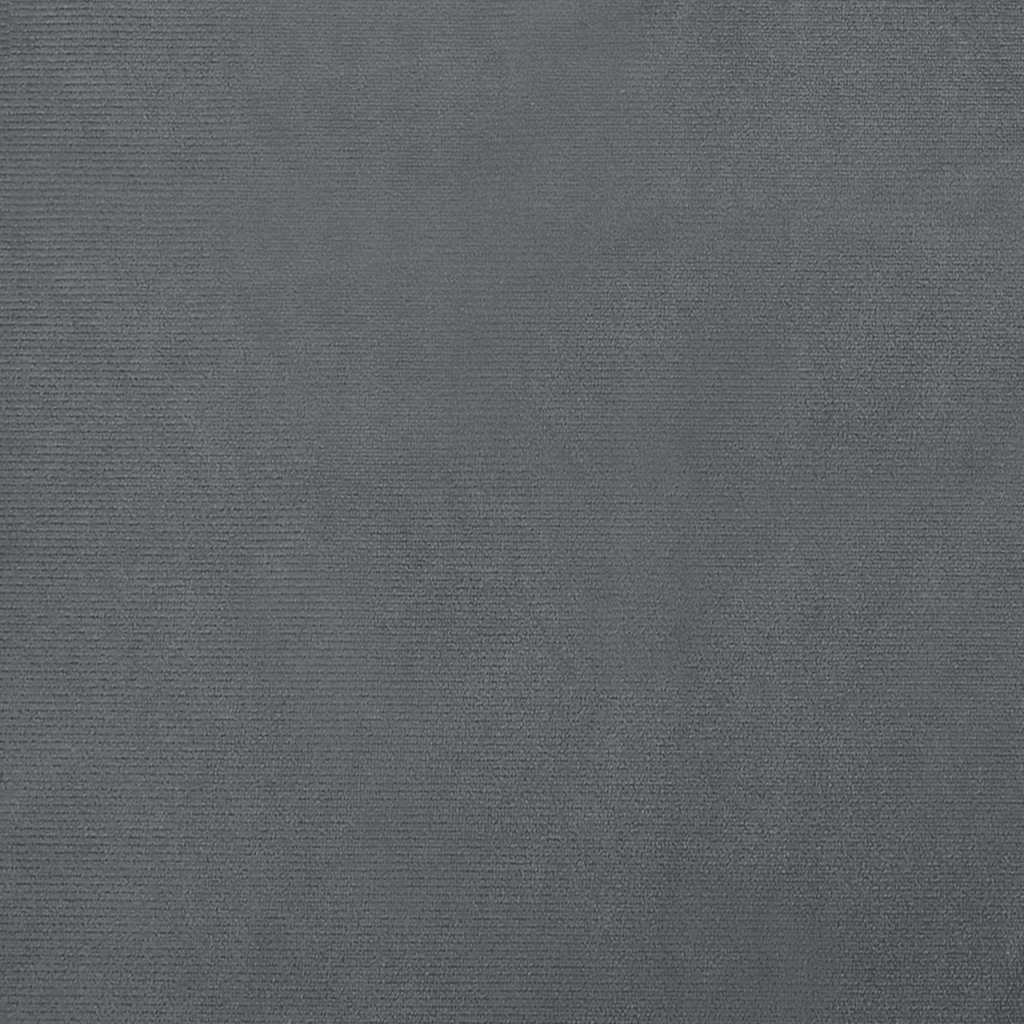 vidaXL Sofa dla dzieci, ciemnoszara, 100x54x33 cm, aksamit