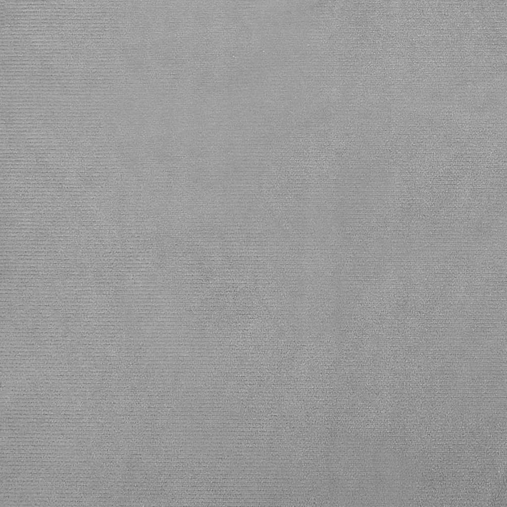 vidaXL Sofa dla dzieci, jasnoszara, 70x45x33 cm, aksamit