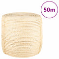 vidaXL Sznur, sizal 100%, 8 mm, 50 m