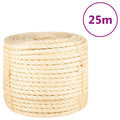 vidaXL Sznur, sizal 100%, 14 mm, 25 m