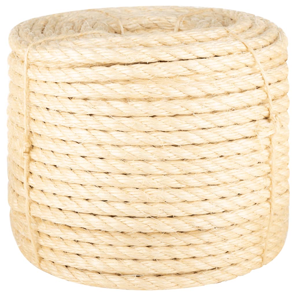 vidaXL Sznur, sizal 100%, 14 mm, 25 m