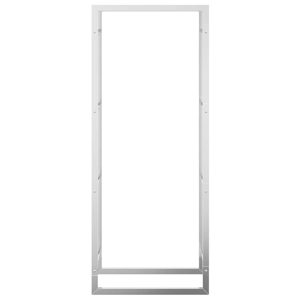 vidaXL Stojak na drewno opałowe, 50x28x132 cm, stal nierdzewna