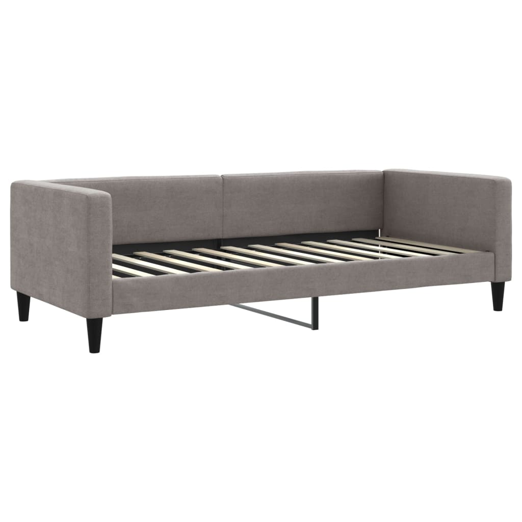 vidaXL Sofa rozsuwana, kolor taupe, 90x200 cm, tkanina