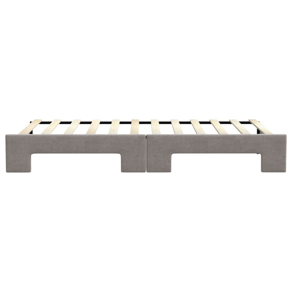 vidaXL Sofa rozsuwana, kolor taupe, 90x200 cm, tkanina