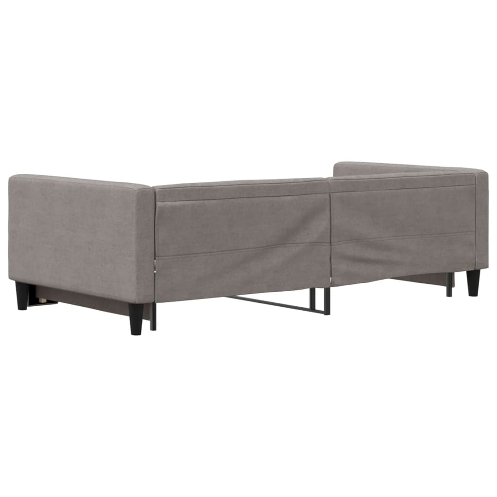 vidaXL Sofa rozsuwana, kolor taupe, 100x200 cm, tkanina
