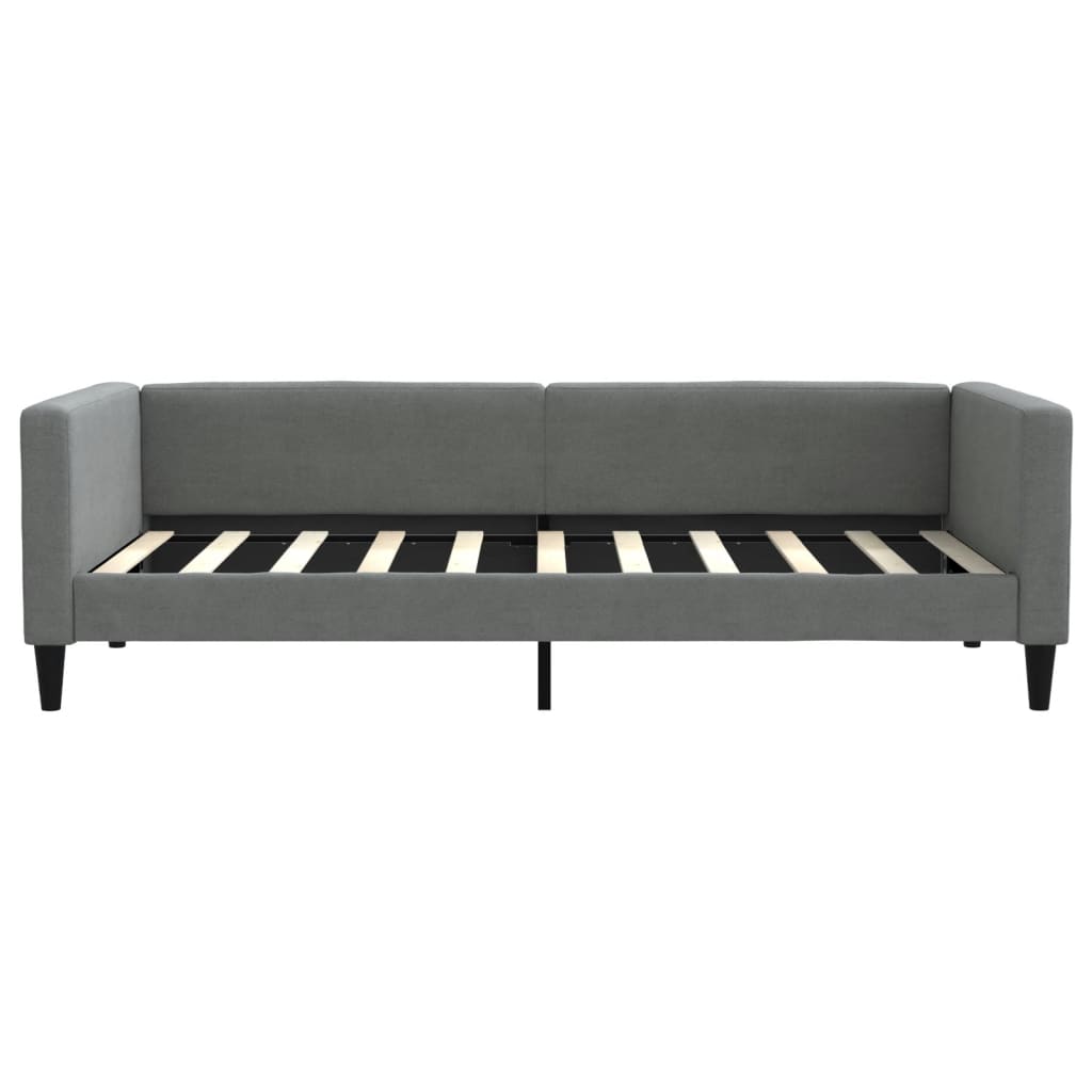 vidaXL Sofa rozsuwana, ciemnoszara, 100x190 cm, tkanina