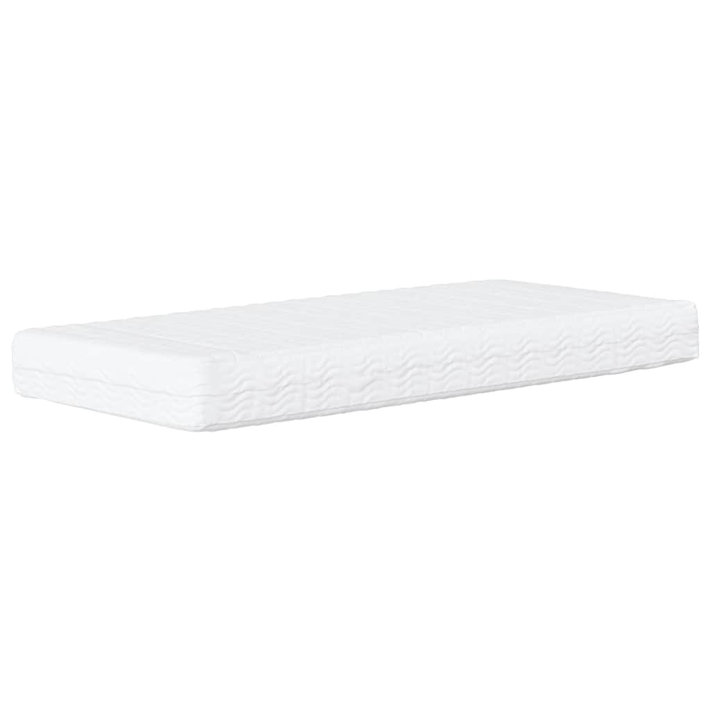 vidaXL Sofa z materacem do spania, niebieska, 100x200 cm, aksamit
