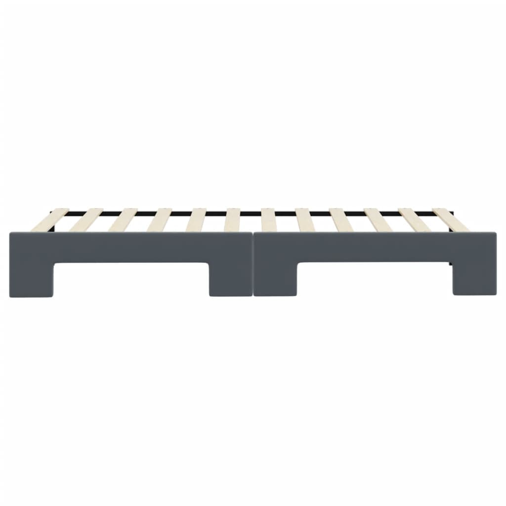 vidaXL Sofa rozsuwana, ciemnozielona, 80x200 cm, aksamit