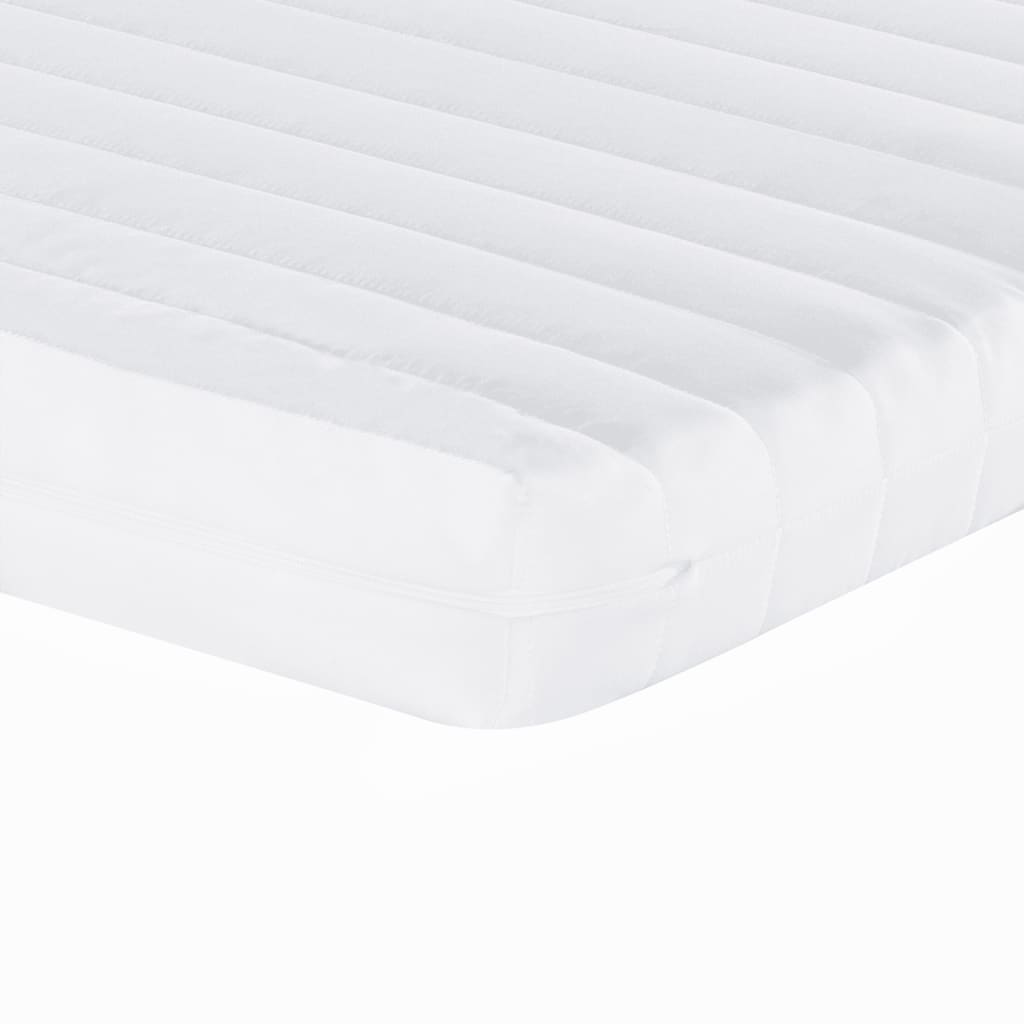vidaXL Sofa rozsuwana z materacami, różowa, 80x200 cm, aksamit