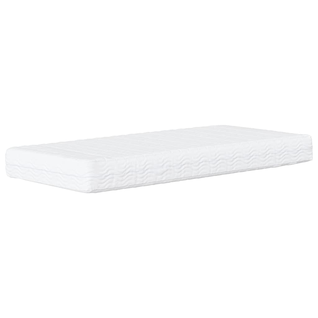 vidaXL Sofa z materacem do spania, kolor taupe, 100x200 cm, tkanina