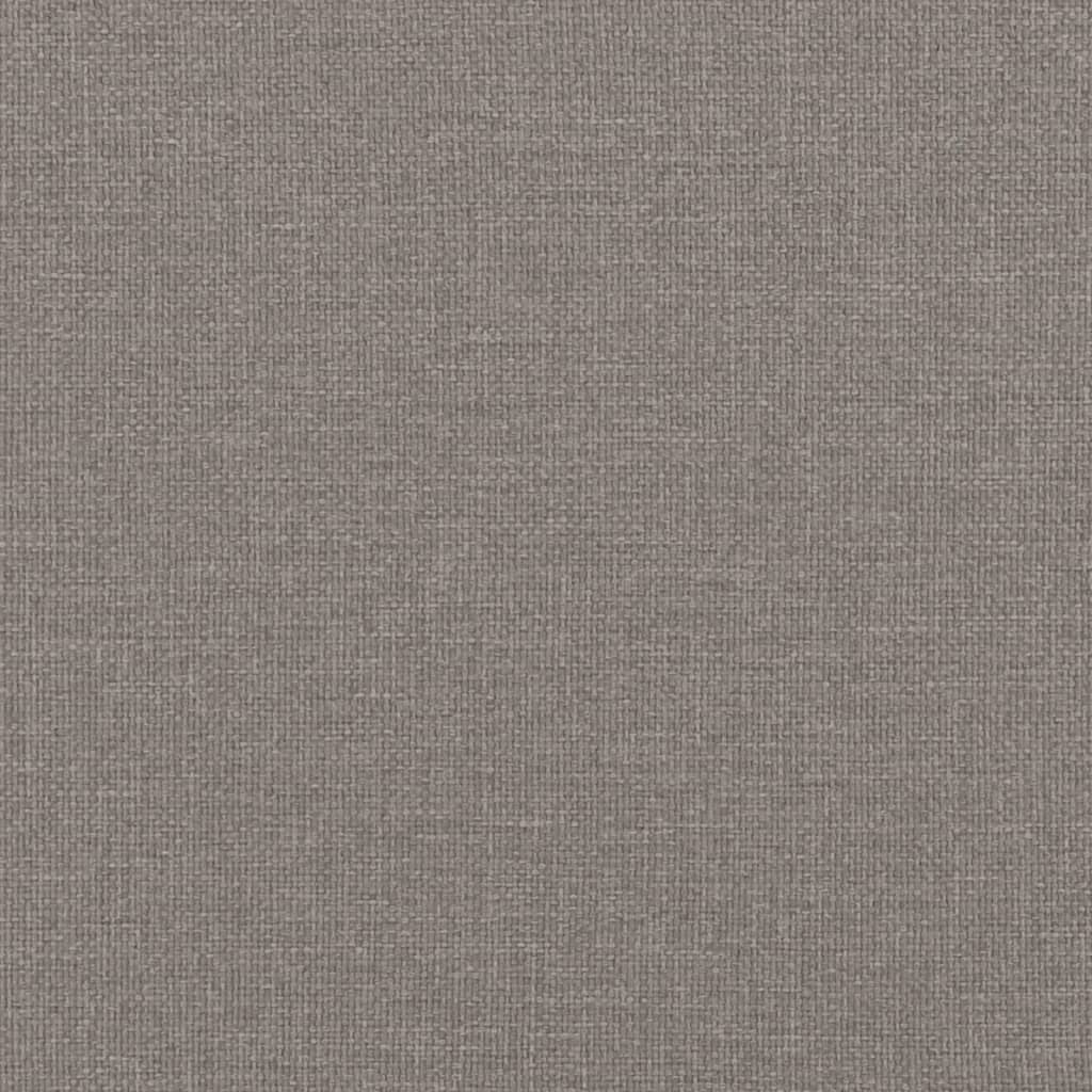 vidaXL Sofa z materacem do spania, kolor taupe, 100x200 cm, tkanina