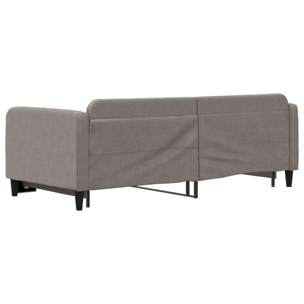 vidaXL Sofa rozsuwana, kolor taupe, 90x200 cm, tkanina