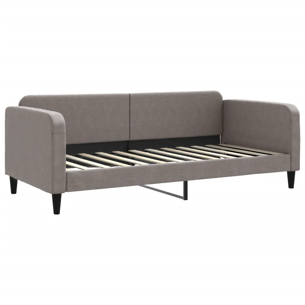 vidaXL Sofa rozsuwana, kolor taupe, 90x200 cm, tkanina