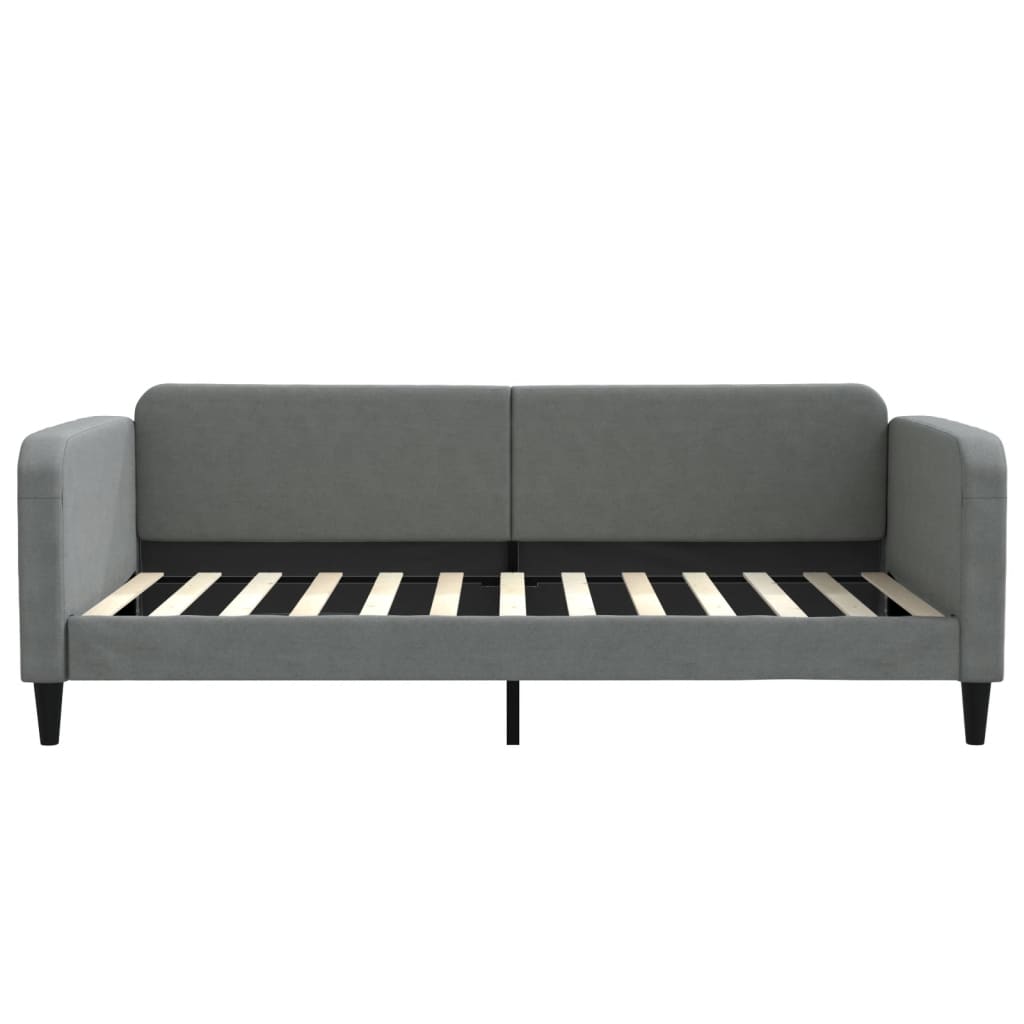 vidaXL Sofa rozsuwana, ciemnoszara, 100x200 cm, tkanina