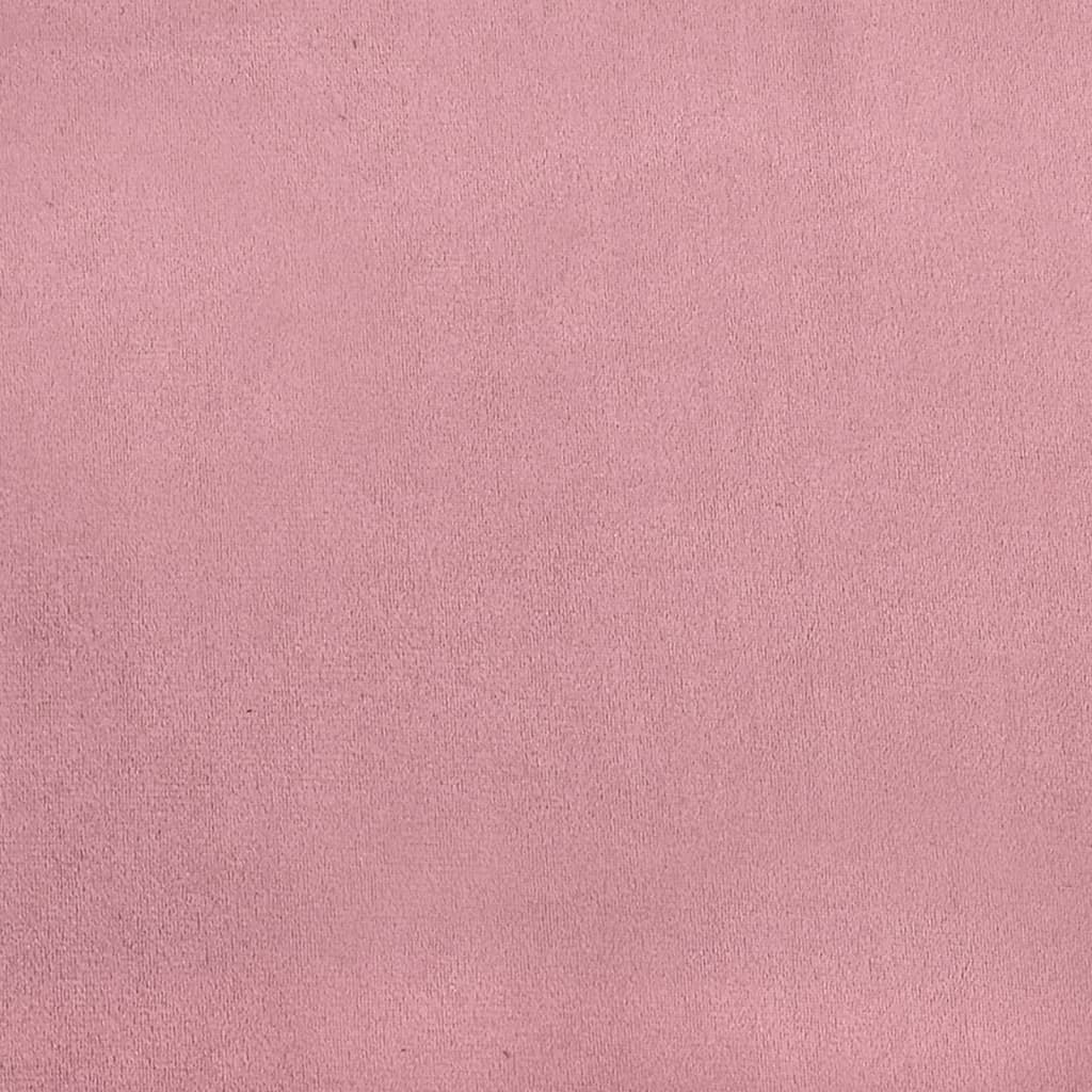 vidaXL Sofa rozsuwana, różowa, 80x200 cm, aksamit