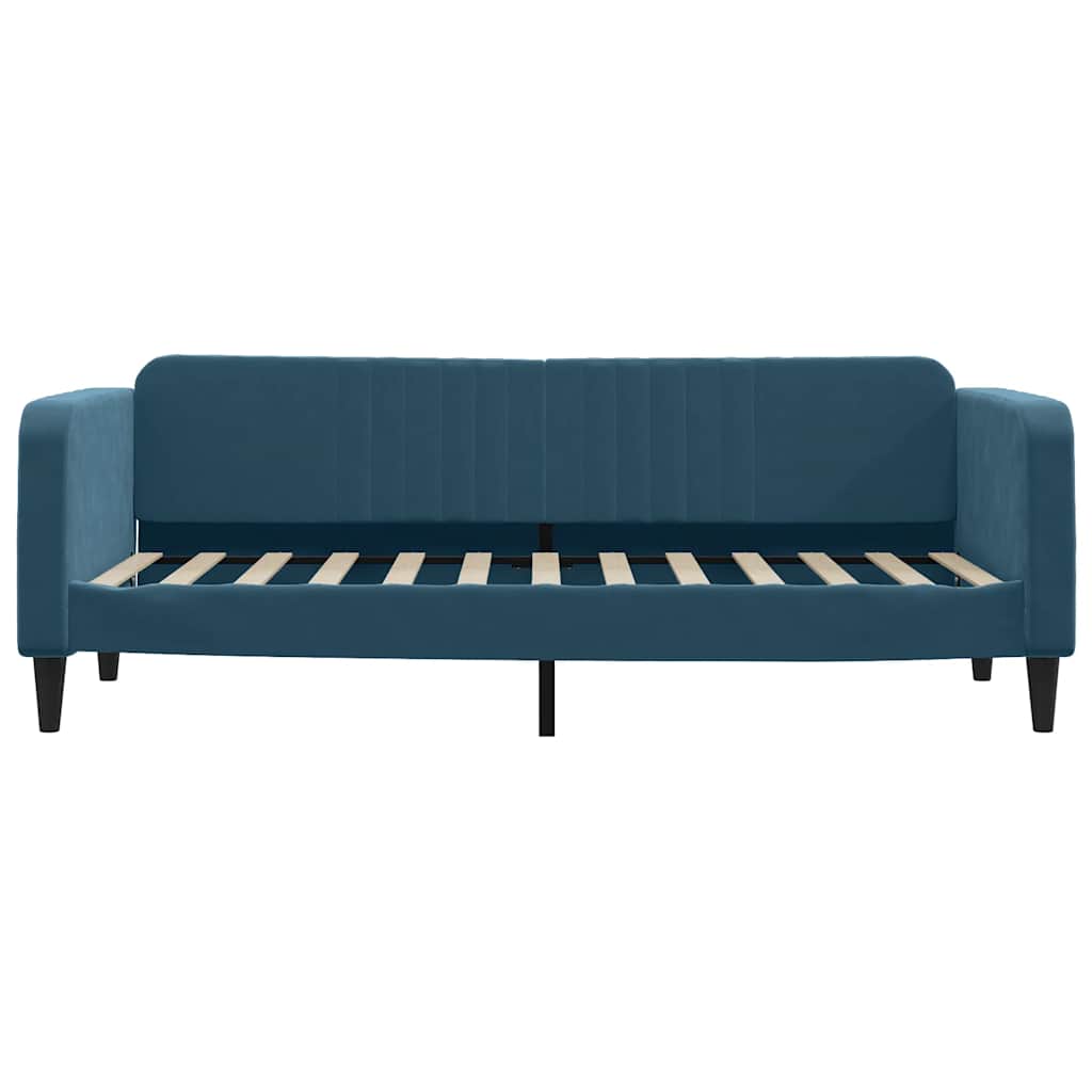 vidaXL Sofa rozsuwana, niebieska, 80x200 cm, aksamit