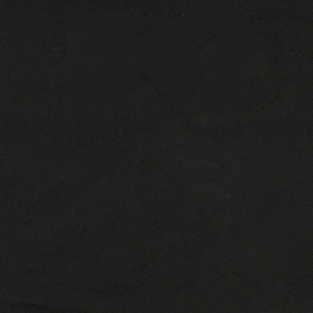 vidaXL Sofa rozsuwana, czarna, 90x190 cm, aksamit