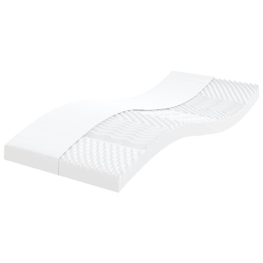 vidaXL Sofa rozsuwana z materacami, ciemnozielona, 80x200 cm, aksamit