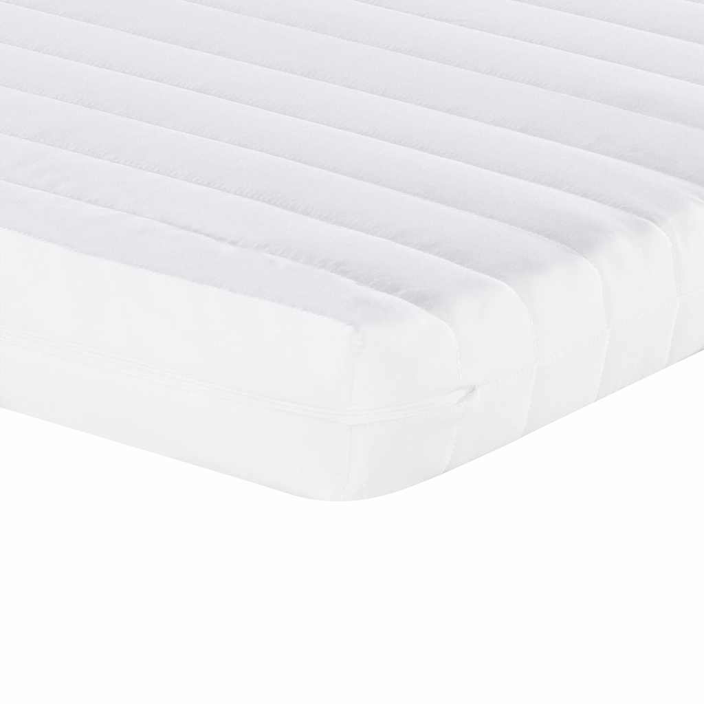 vidaXL Sofa rozsuwana z materacami, ciemnozielona, 80x200 cm, aksamit