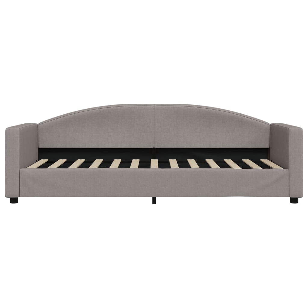 vidaXL Sofa z materacem do spania, kolor taupe, 80x200 cm, tkanina