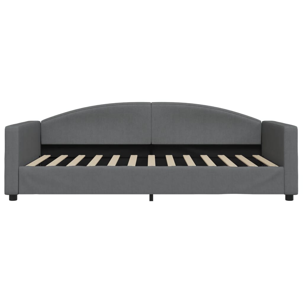 vidaXL Sofa rozsuwana, ciemnoszara, 100x200 cm, tkanina