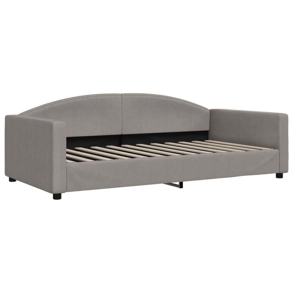 vidaXL Sofa rozsuwana, kolor taupe, 100x200 cm, tkanina