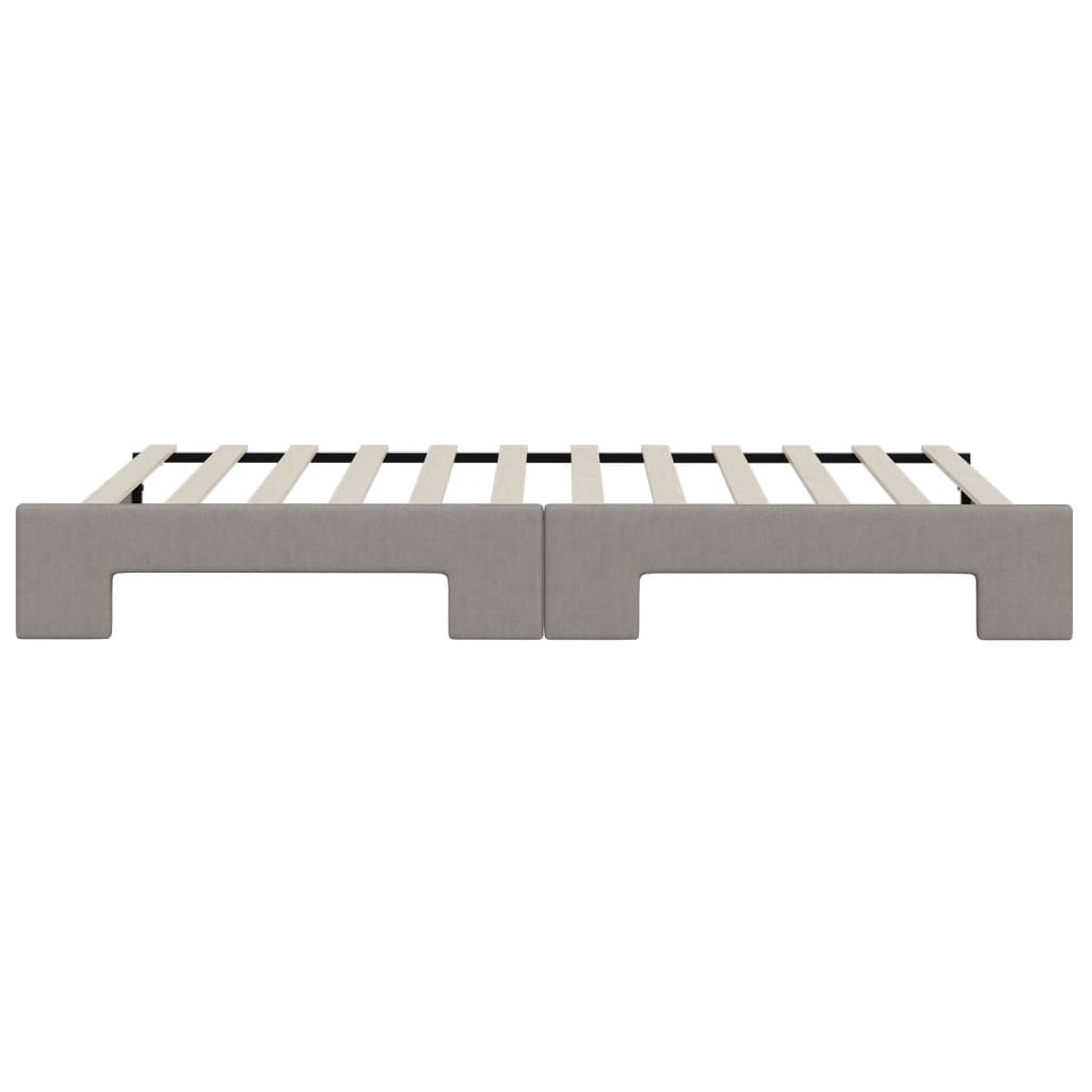 vidaXL Sofa rozsuwana, kolor taupe, 100x200 cm, tkanina