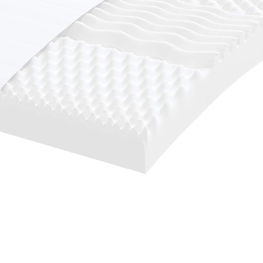vidaXL Sofa rozsuwana z materacami, ciemnozielona, 80x200 cm, aksamit
