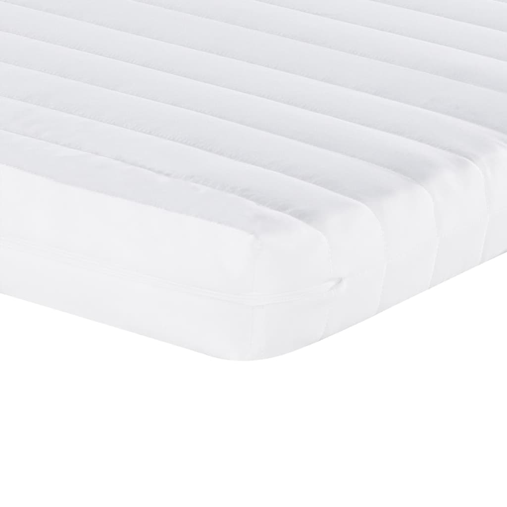 vidaXL Sofa rozsuwana z materacami, różowa, 80x200 cm, aksamit