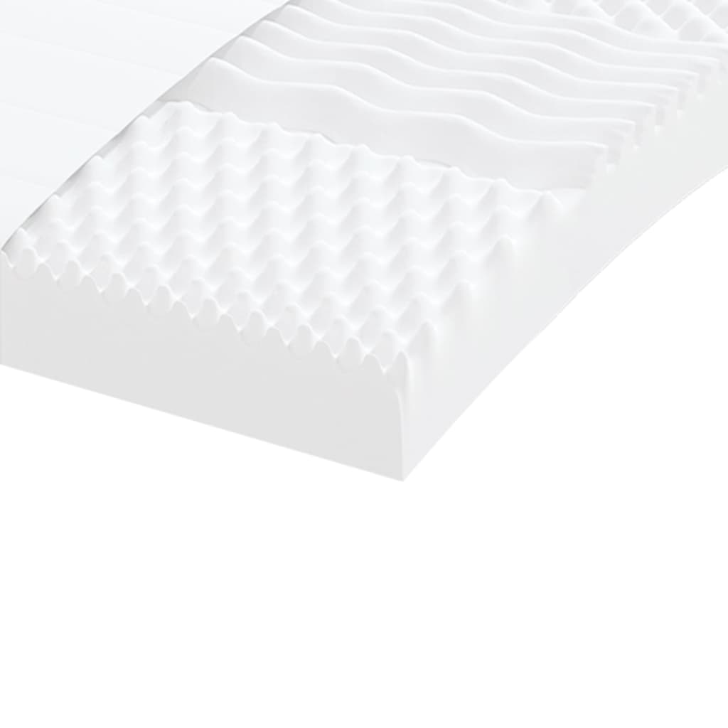 vidaXL Sofa rozsuwana z materacami, różowa, 80x200 cm, aksamit