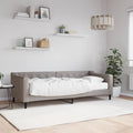 vidaXL Sofa z materacem do spania, kolor taupe, 80x200 cm, tkanina