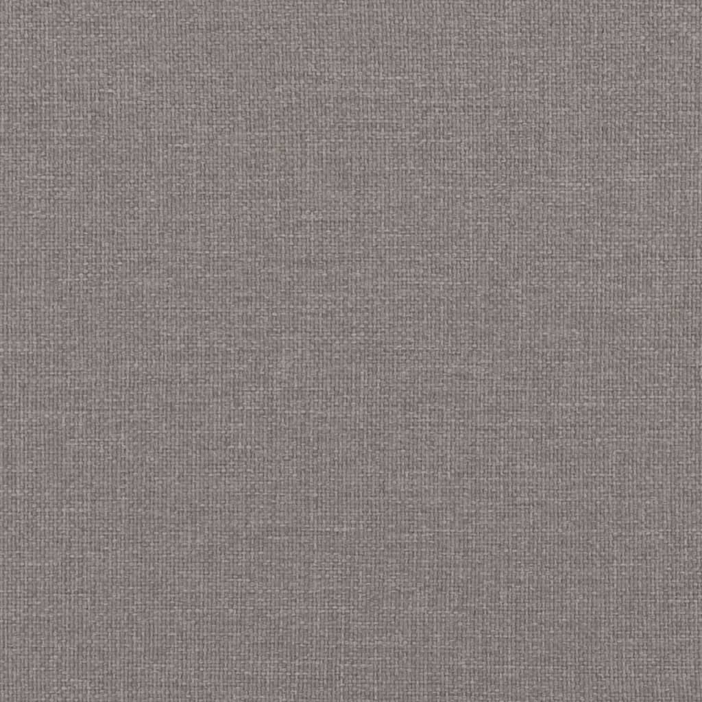 vidaXL Leżanka rozsuwana, kolor taupe, 80x200 cm, tkanina