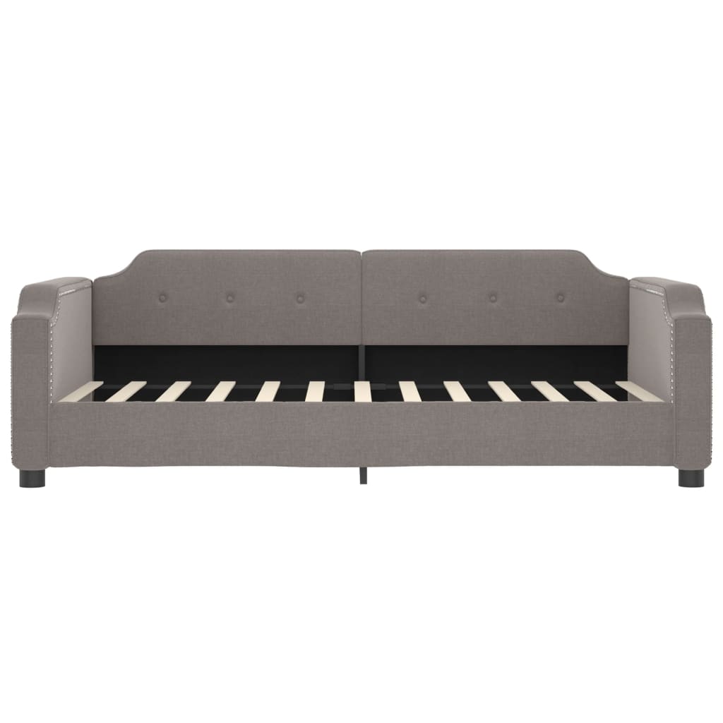vidaXL Sofa rozsuwana, kolor taupe, 90x200 cm, tkanina