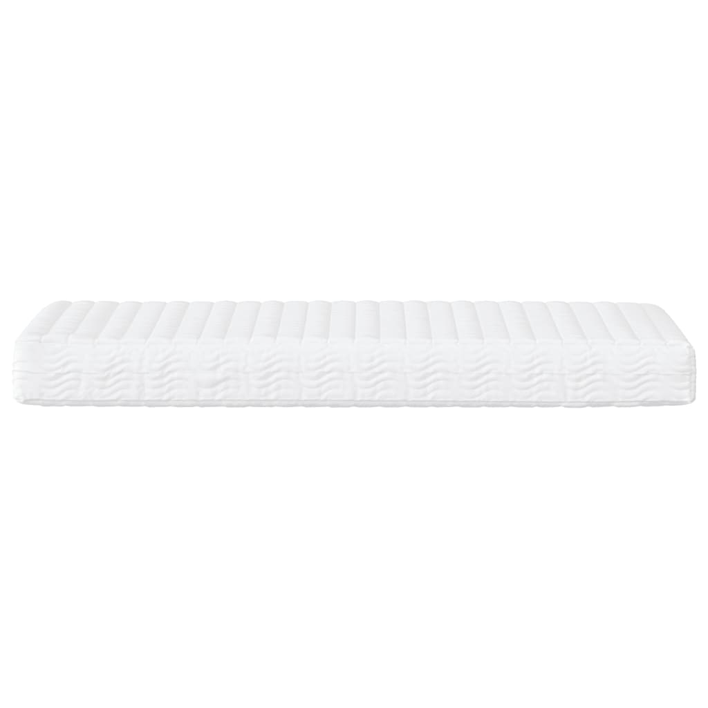 vidaXL Sofa z materacem, biała, 90x200 cm, sztuczna skóra