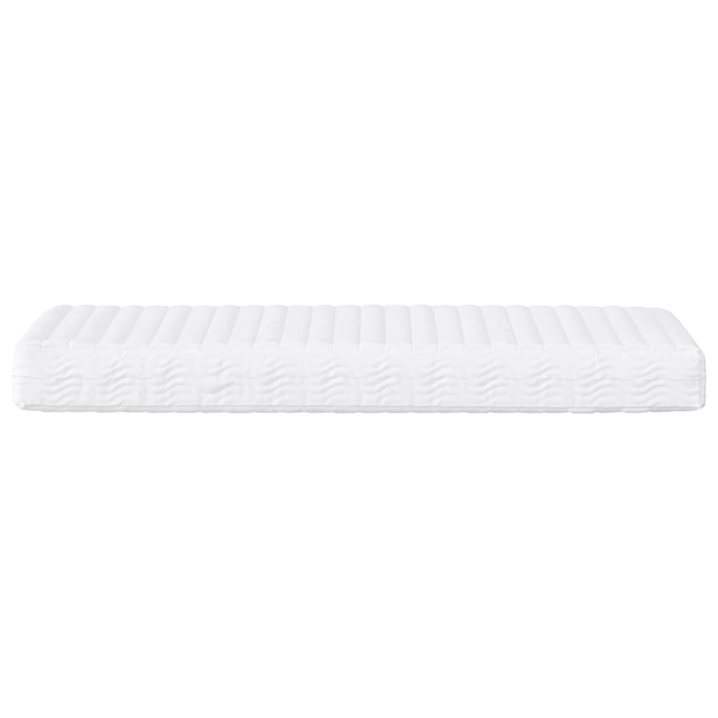 vidaXL Sofa z materacem, kremowa, 90x200 cm, sztuczna skóra