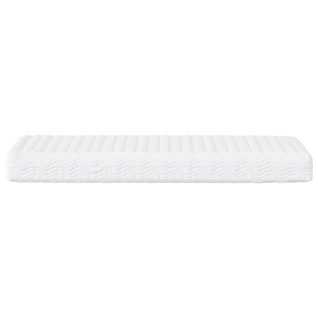 vidaXL Sofa z materacem, cappuccino, 90x200 cm, sztuczna skóra