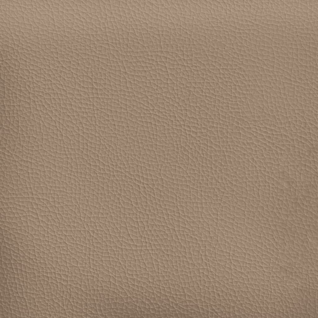 vidaXL Sofa rozsuwana, cappuccino, 90x200 cm, sztuczna skóra