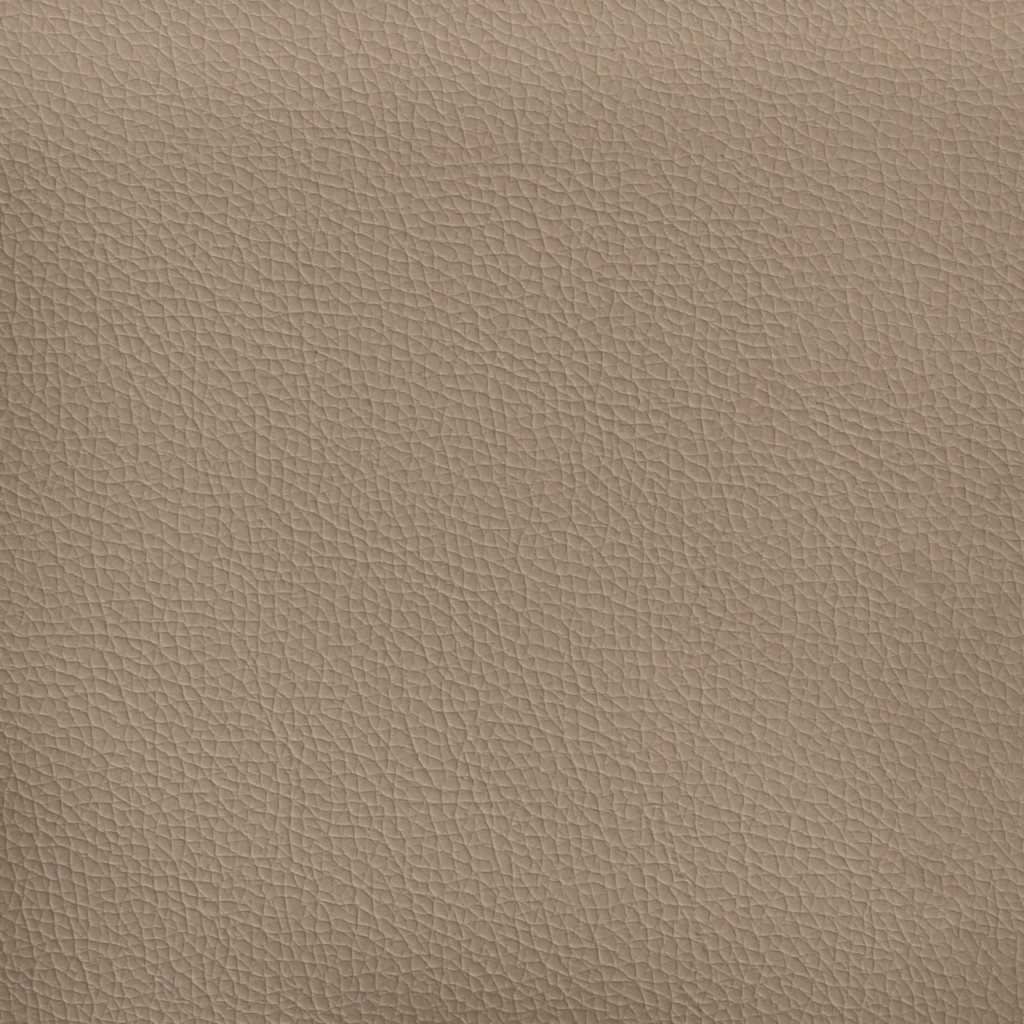 vidaXL Sofa rozsuwana z materacami, cappuccino, 90x200 cm, ekoskóra
