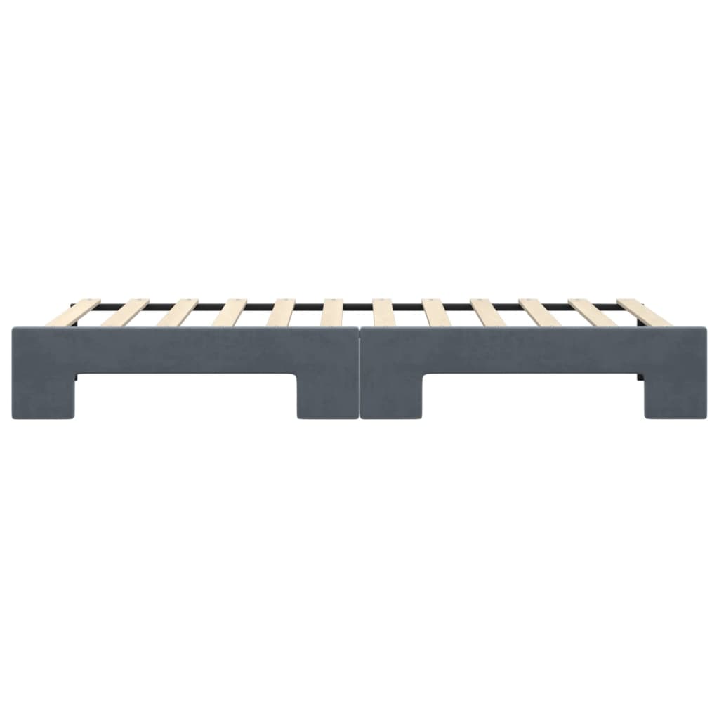 vidaXL Sofa rozsuwana, ciemnozielona, 80x200 cm, aksamit