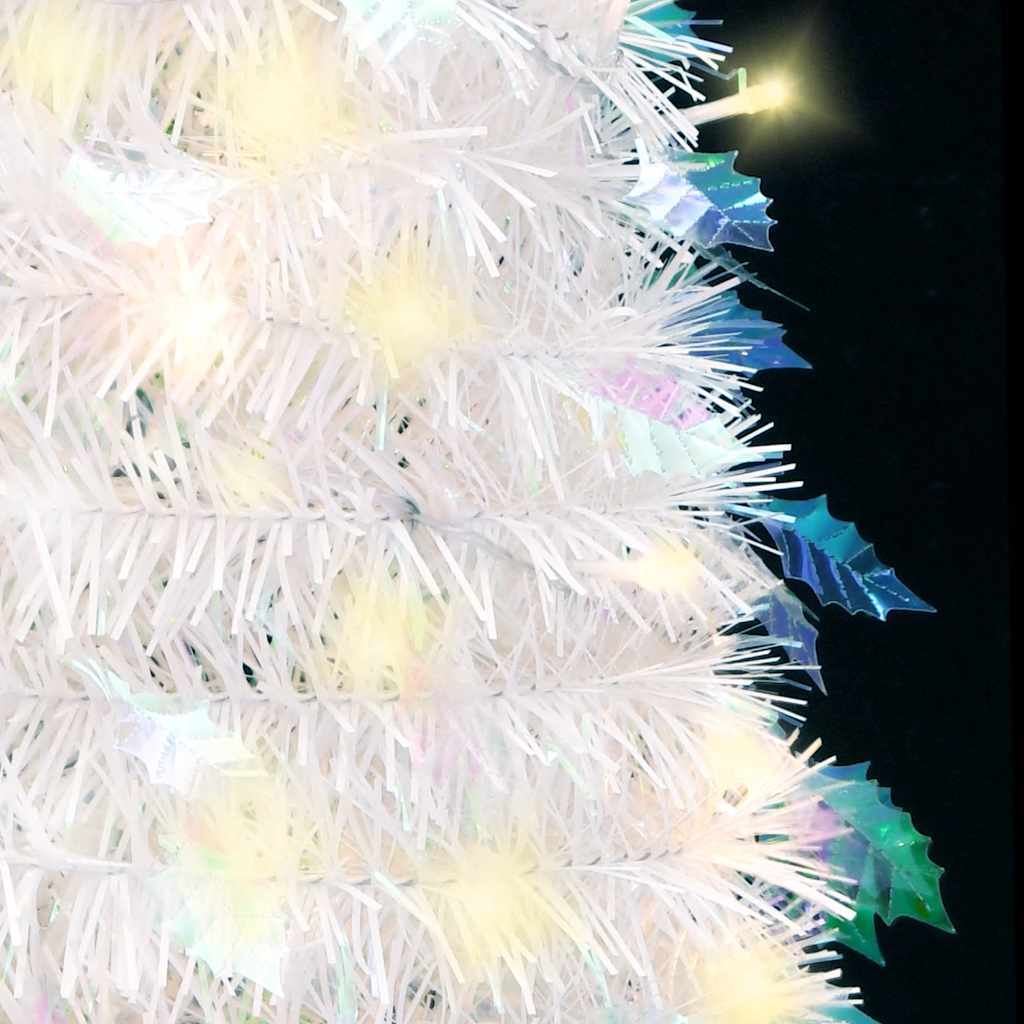 vidaXL Sztuczna choinka typu pop-up, 50 LED, biała, 120 cm